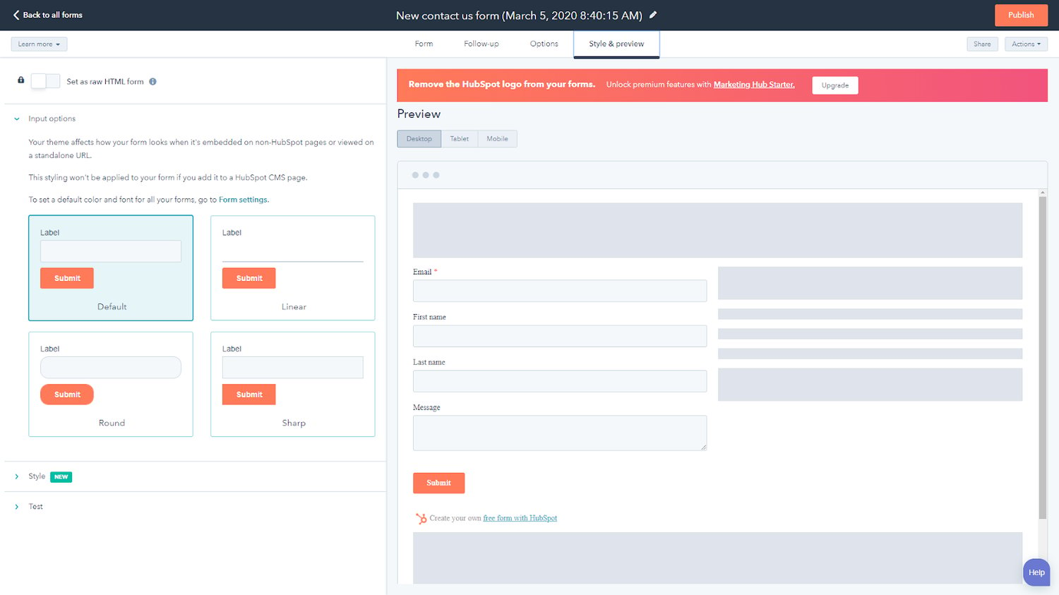 How to Create a Contact Page in HubSpot